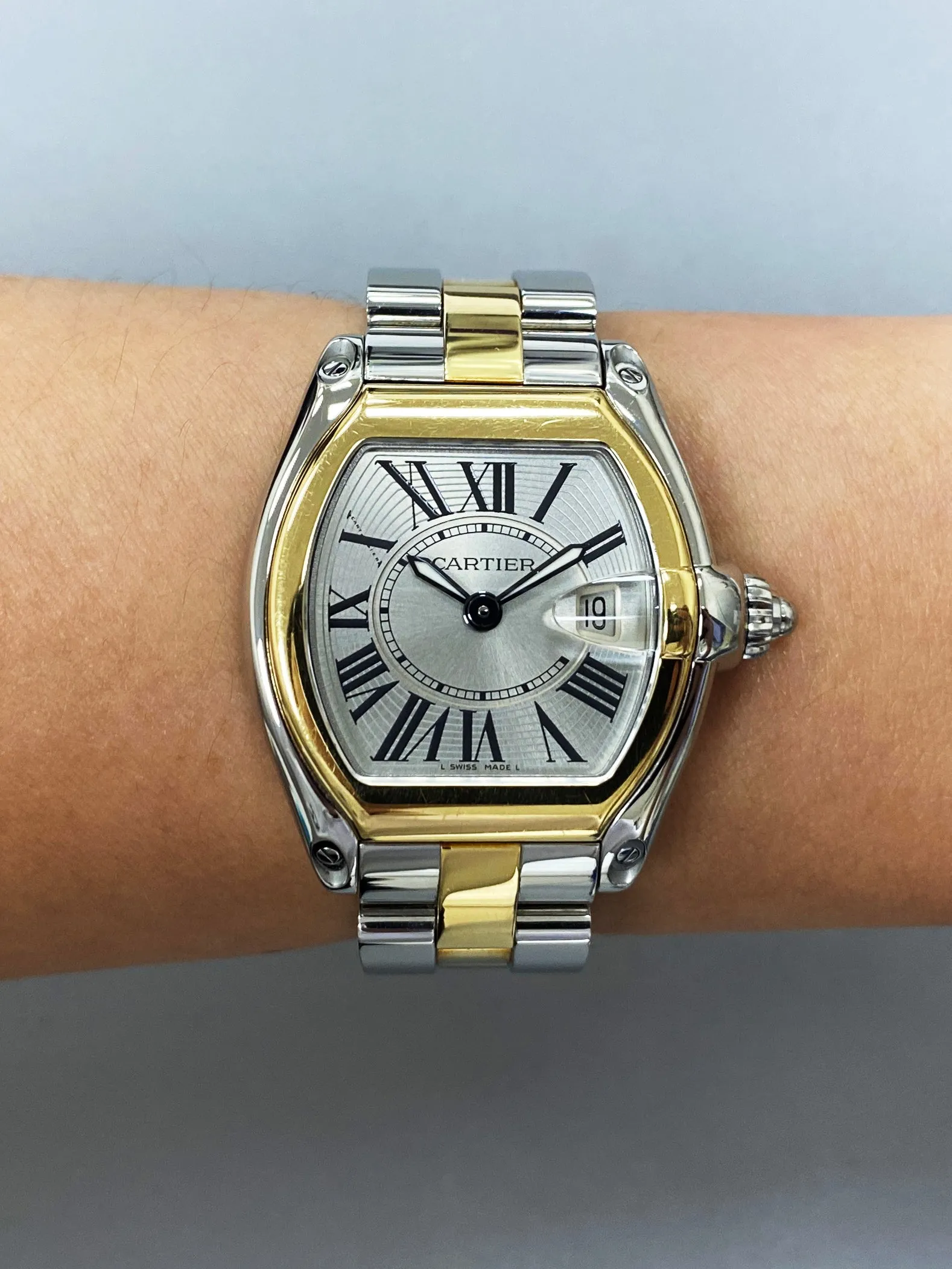 Cartier Roadster 2675 Two Tone Ladies Watch