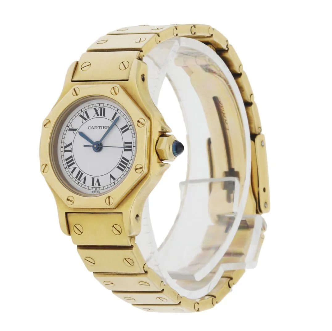 Cartier Santos 18k Yellow Gold Ladies Watch