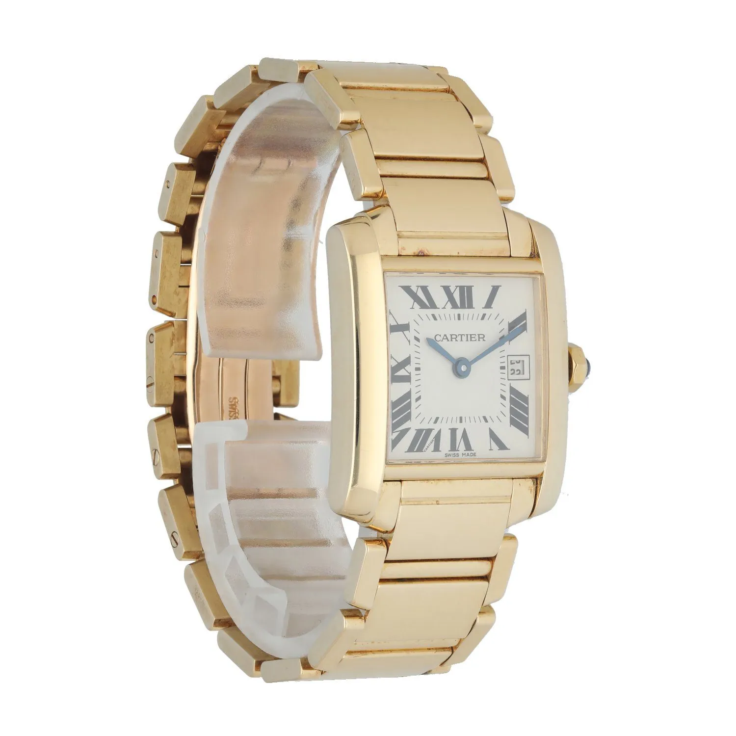 Cartier Tank Francaise 2466 Yellow Gold Ladies Watch