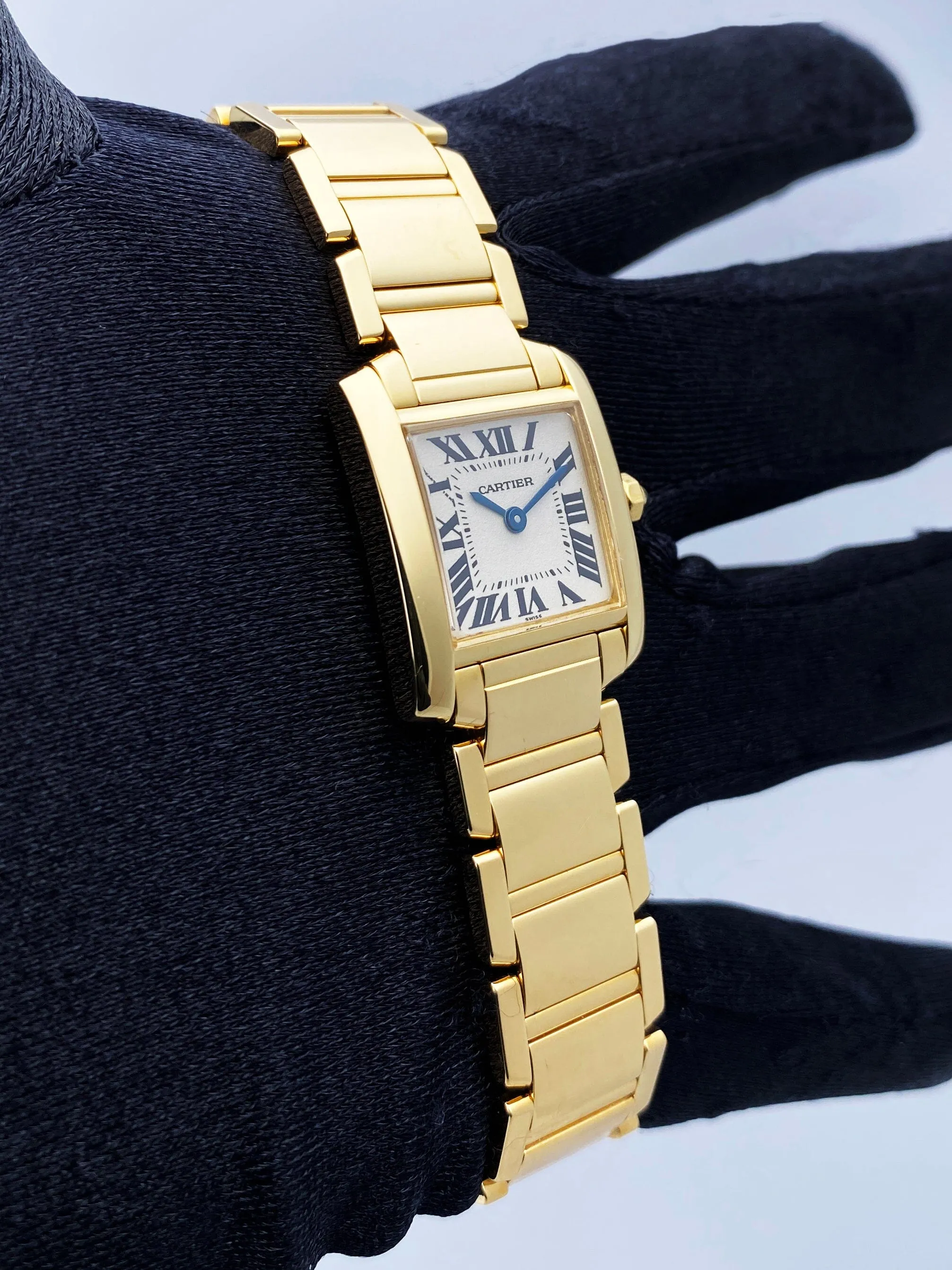 Cartier Tank Francaise W50002N2 Yellow Gold Ladies Watch