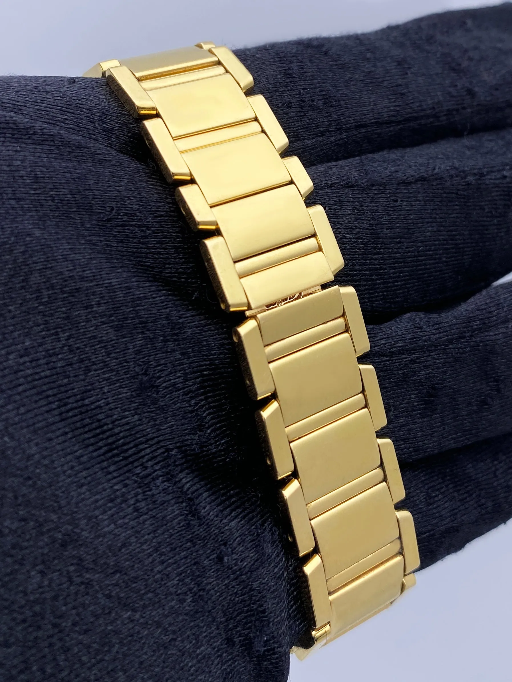 Cartier Tank Francaise W50002N2 Yellow Gold Ladies Watch