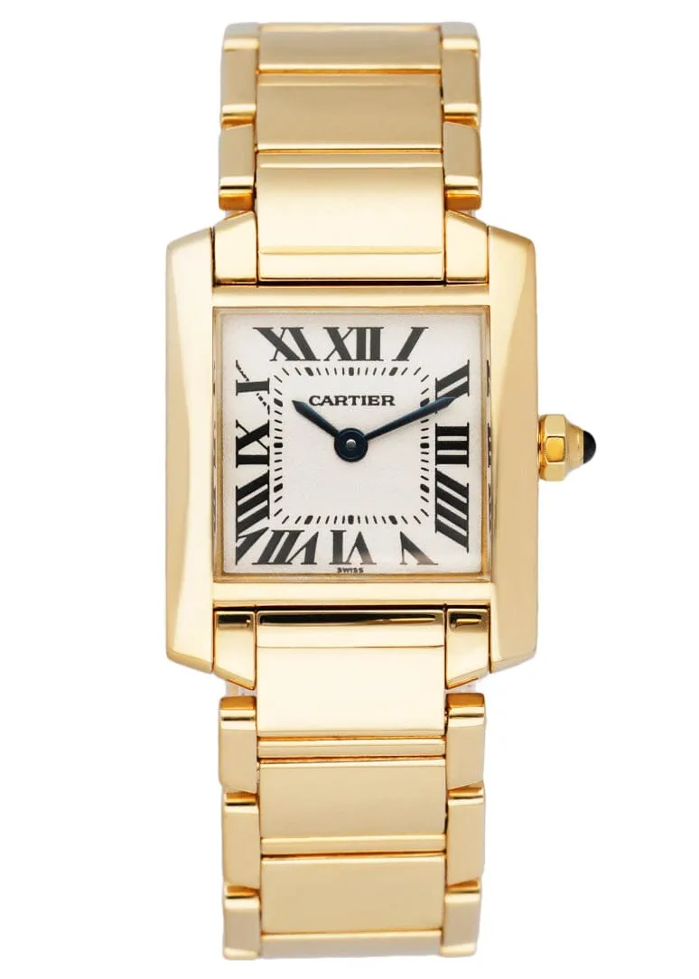 Cartier Tank Francaise W50002N2 Yellow Gold Ladies Watch