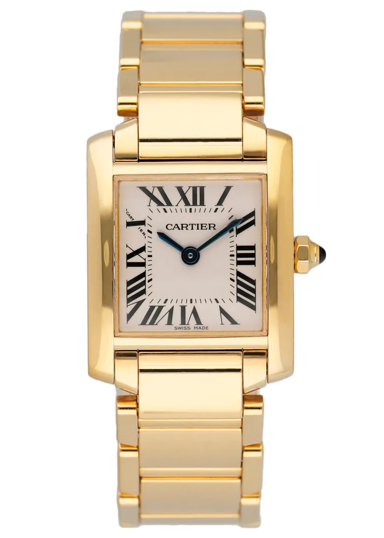 Cartier Tank Francaise W50002N2 Yellow Gold Ladies Watch