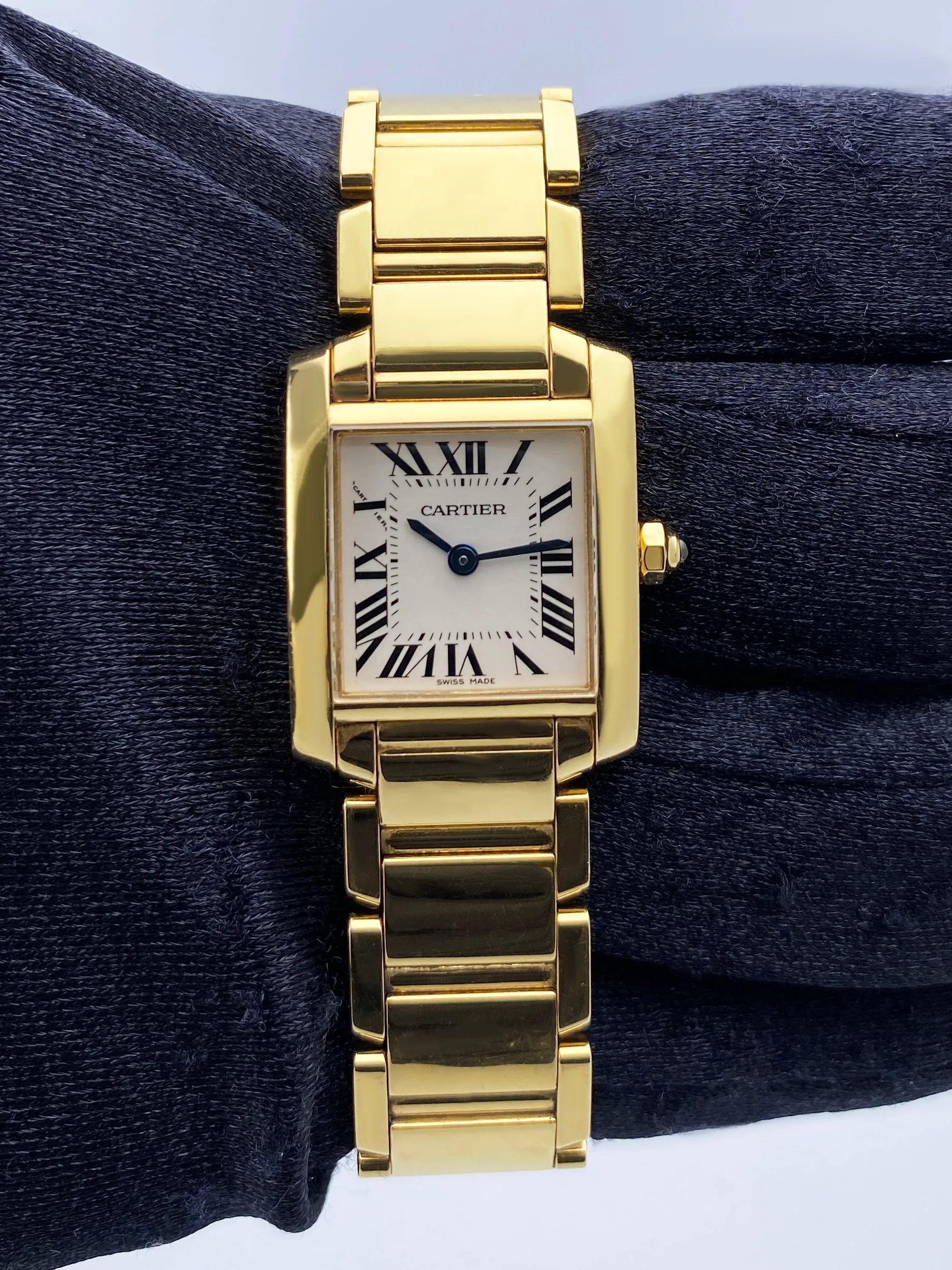Cartier Tank Francaise W50002N2 Yellow Gold Ladies Watch