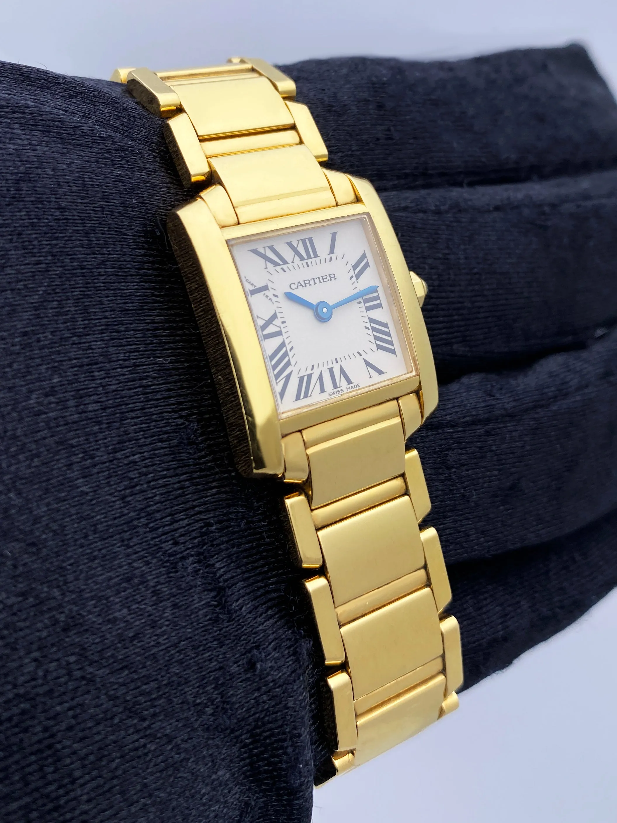 Cartier Tank Francaise W50002N2 Yellow Gold Ladies Watch