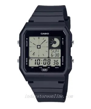 Casio Digital Unisex Watch LF-20W-1A Black Color Resin Strap