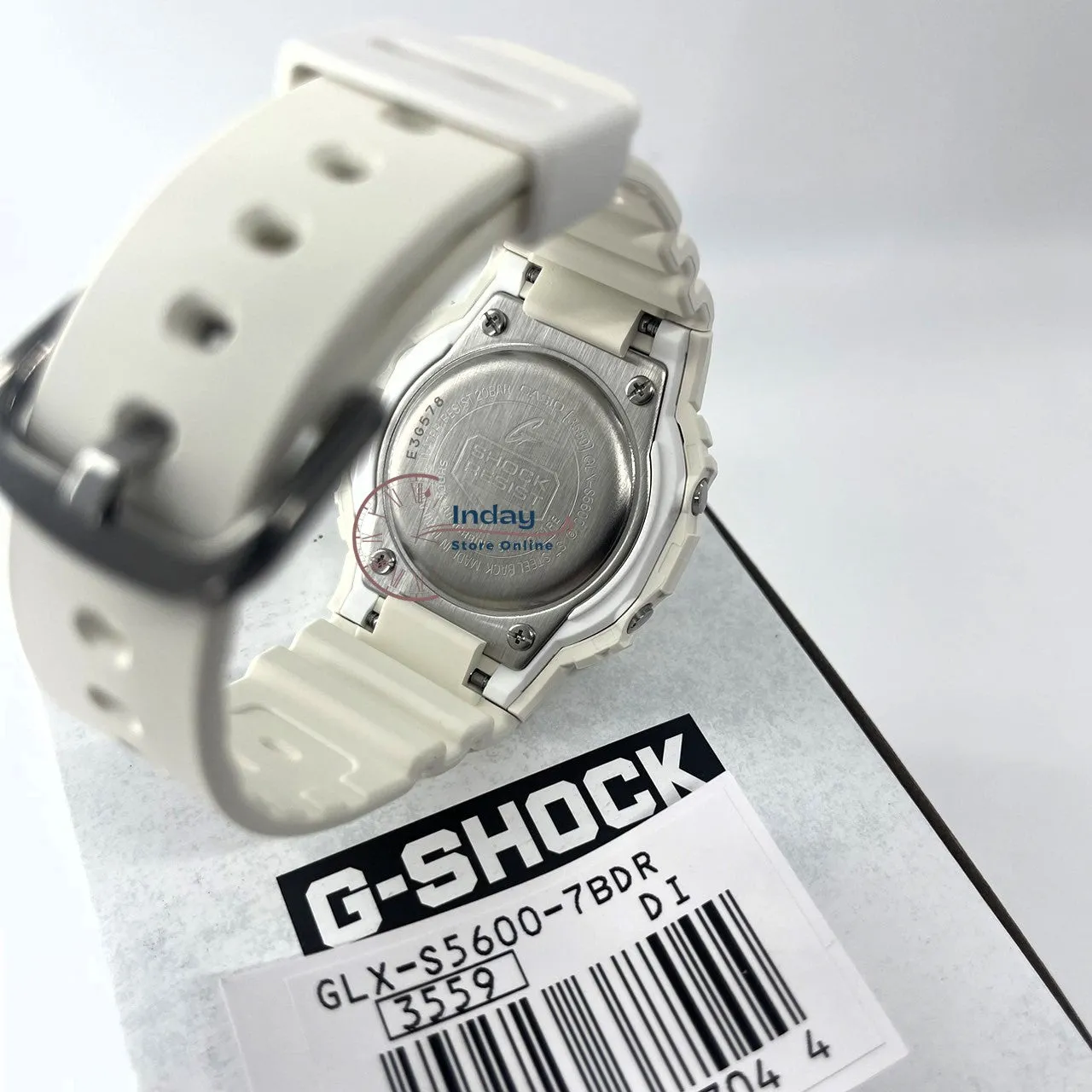 Casio G-Shock G-Lide Women's Watch GLX-S5600-7B Bio-based Resin Band Shock Resistant Mineral Glass