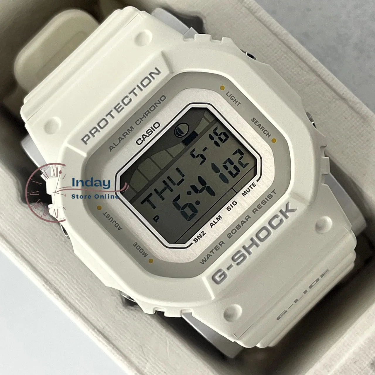 Casio G-Shock G-Lide Women's Watch GLX-S5600-7B Bio-based Resin Band Shock Resistant Mineral Glass