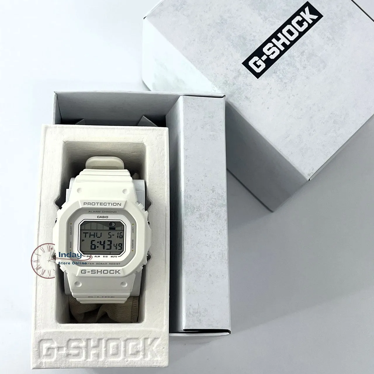 Casio G-Shock G-Lide Women's Watch GLX-S5600-7B Bio-based Resin Band Shock Resistant Mineral Glass