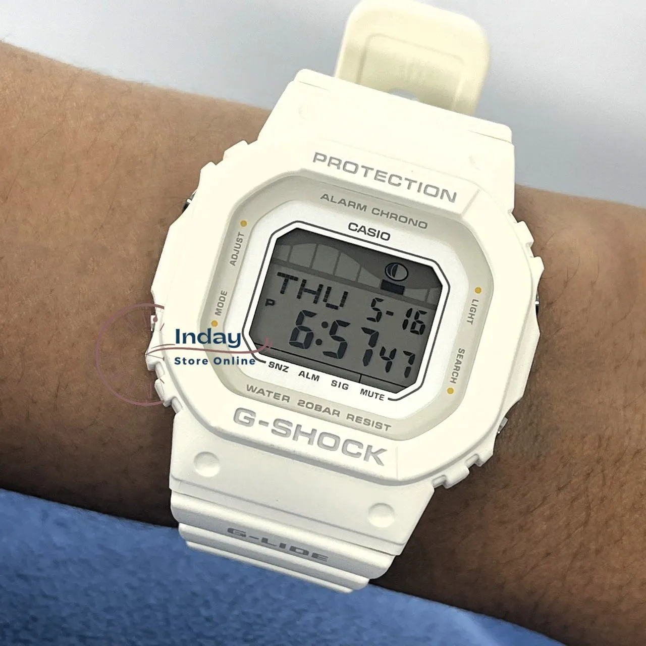 Casio G-Shock G-Lide Women's Watch GLX-S5600-7B Bio-based Resin Band Shock Resistant Mineral Glass
