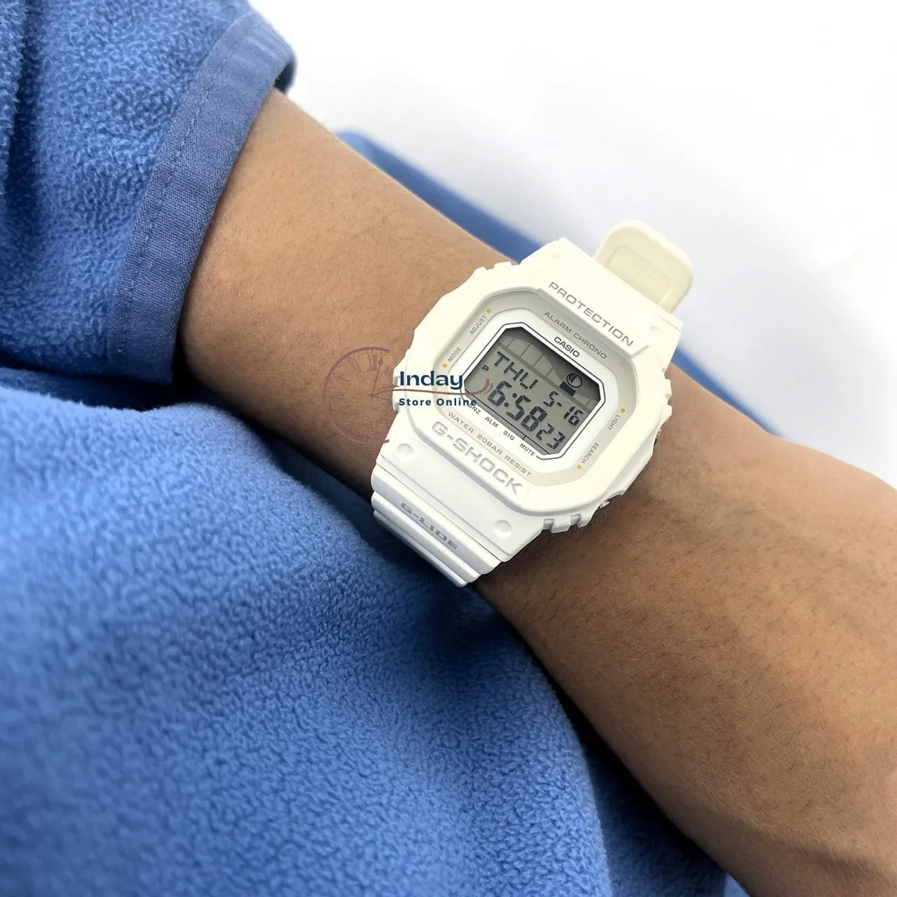 Casio G-Shock G-Lide Women's Watch GLX-S5600-7B Bio-based Resin Band Shock Resistant Mineral Glass