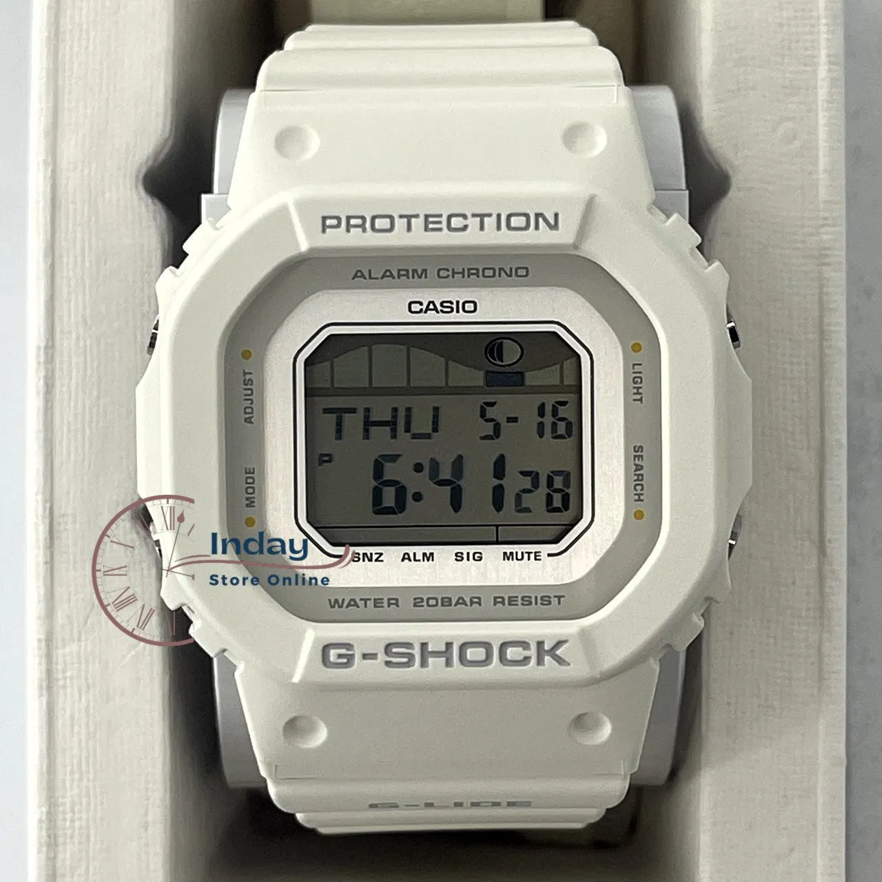 Casio G-Shock G-Lide Women's Watch GLX-S5600-7B Bio-based Resin Band Shock Resistant Mineral Glass