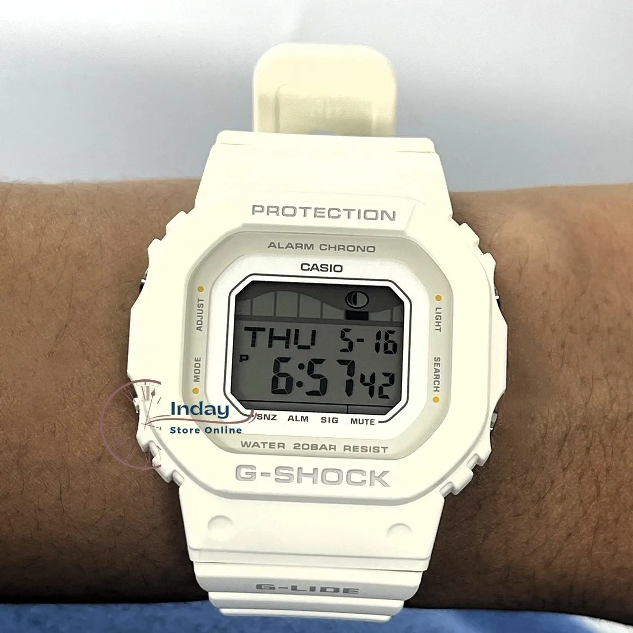 Casio G-Shock G-Lide Women's Watch GLX-S5600-7B Bio-based Resin Band Shock Resistant Mineral Glass