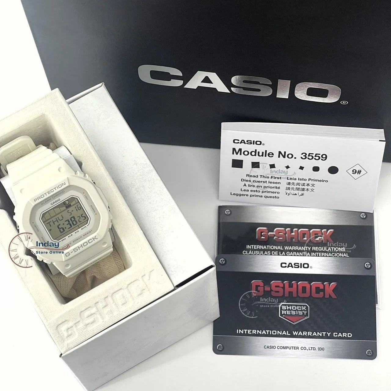 Casio G-Shock G-Lide Women's Watch GLX-S5600-7B Bio-based Resin Band Shock Resistant Mineral Glass
