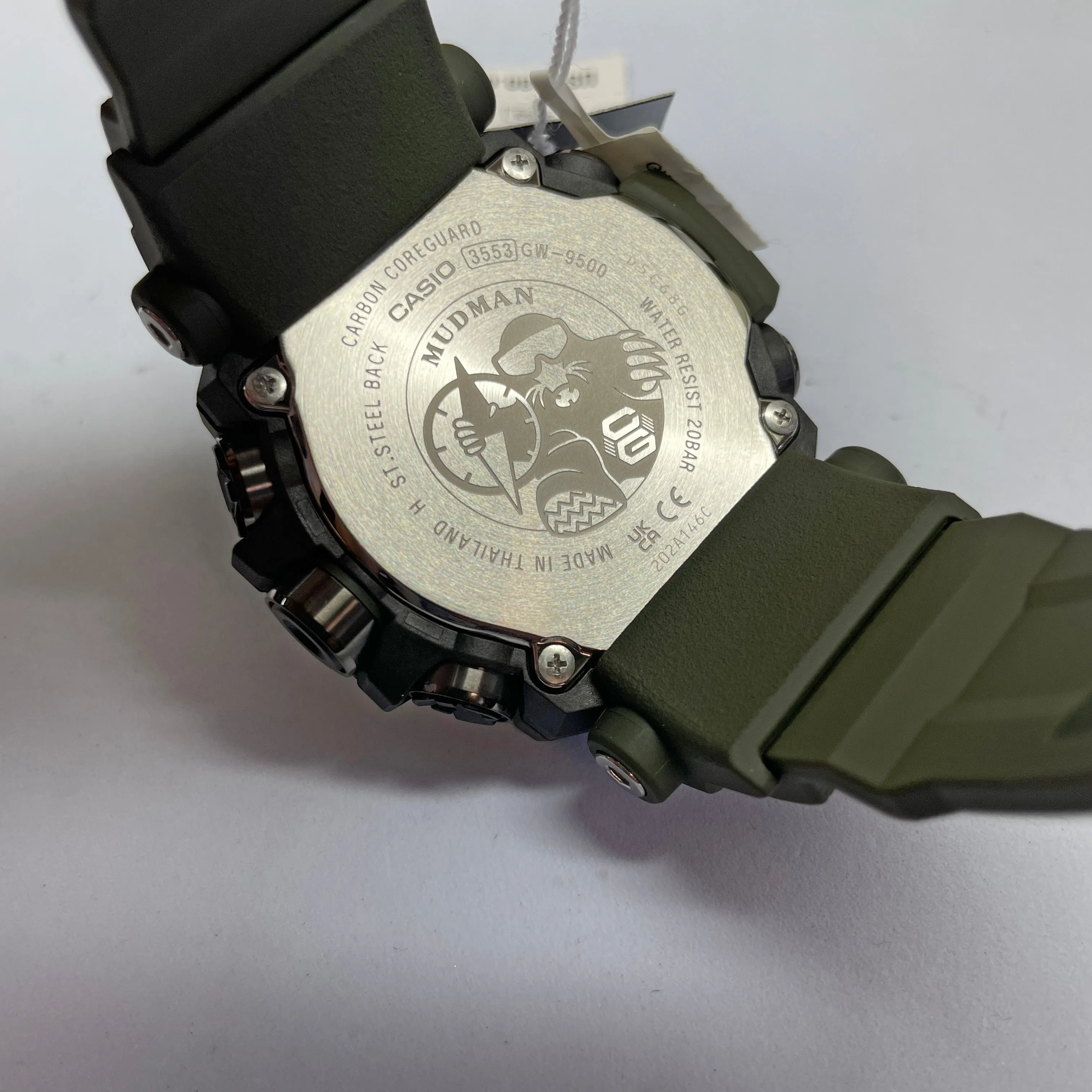 CASIO G-Shock GW9500-3 Mudman Triple Sensor Solar Green Watch
