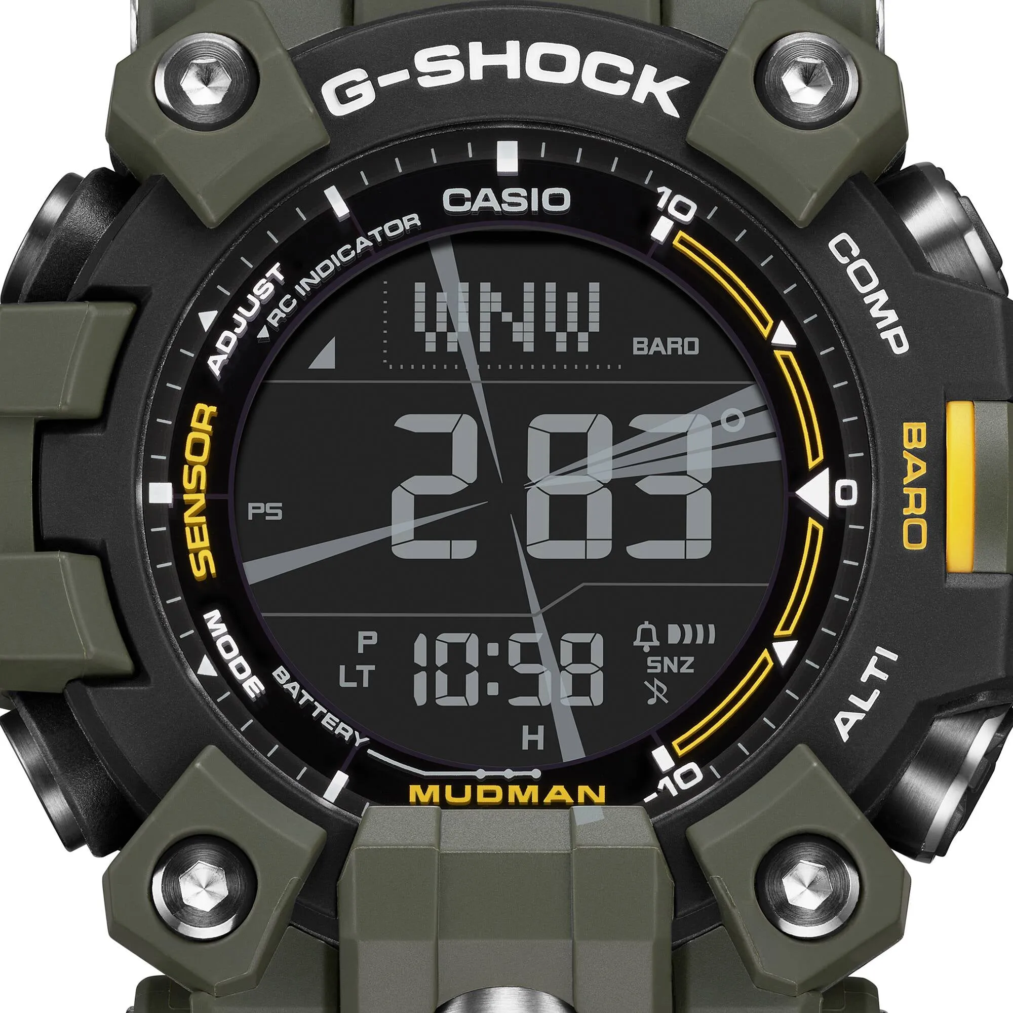 CASIO G-Shock GW9500-3 Mudman Triple Sensor Solar Green Watch