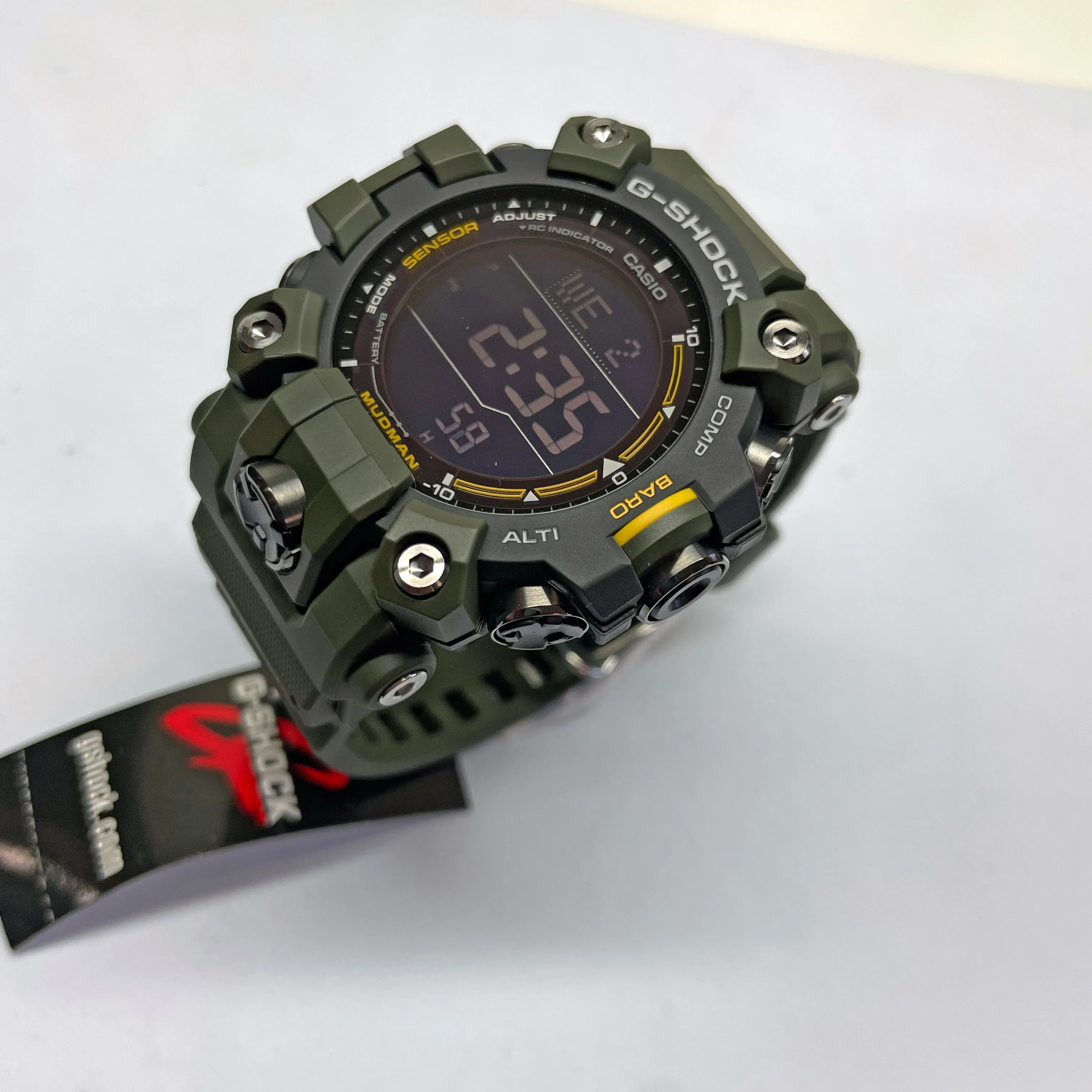 CASIO G-Shock GW9500-3 Mudman Triple Sensor Solar Green Watch