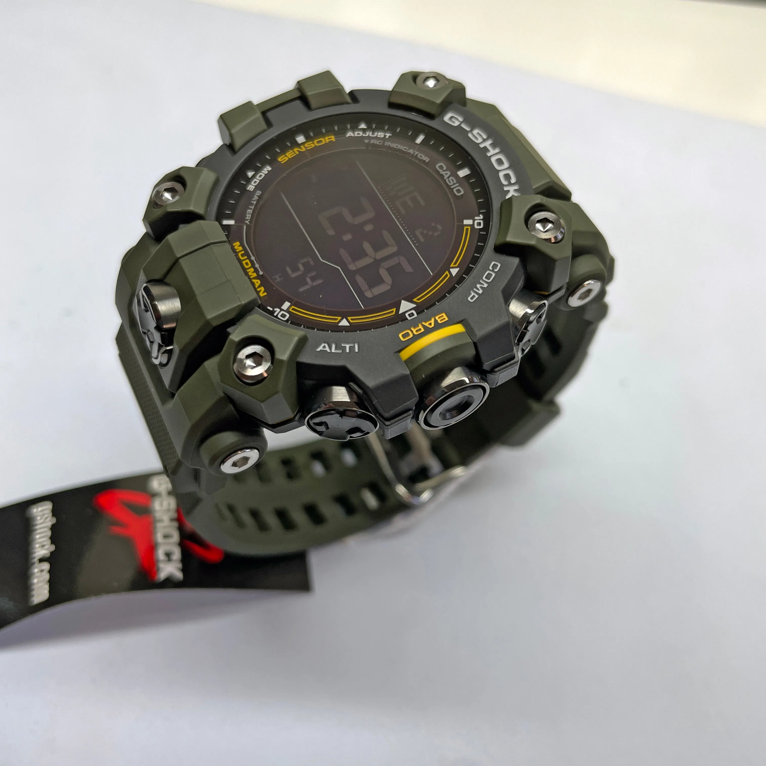 CASIO G-Shock GW9500-3 Mudman Triple Sensor Solar Green Watch