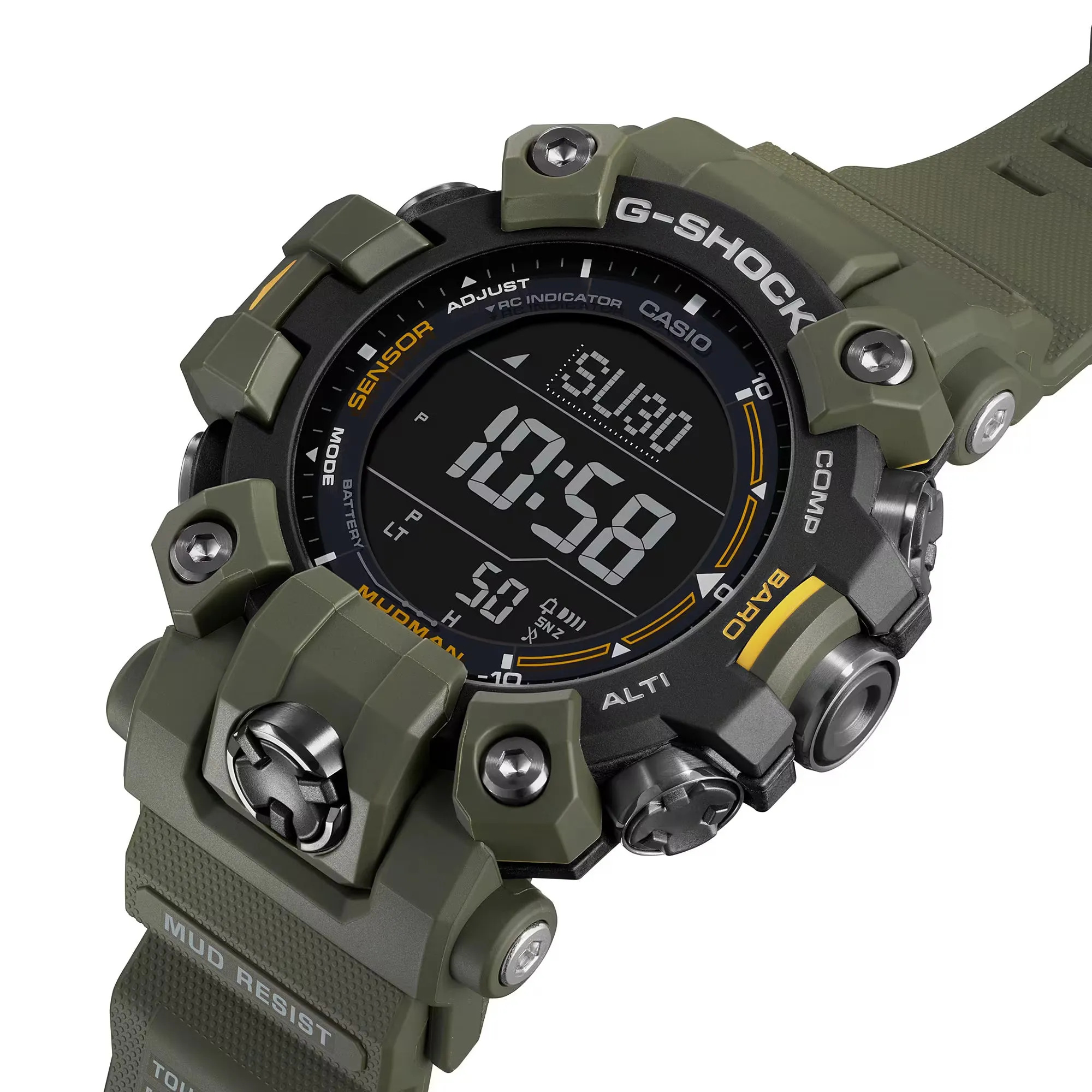 CASIO G-Shock GW9500-3 Mudman Triple Sensor Solar Green Watch