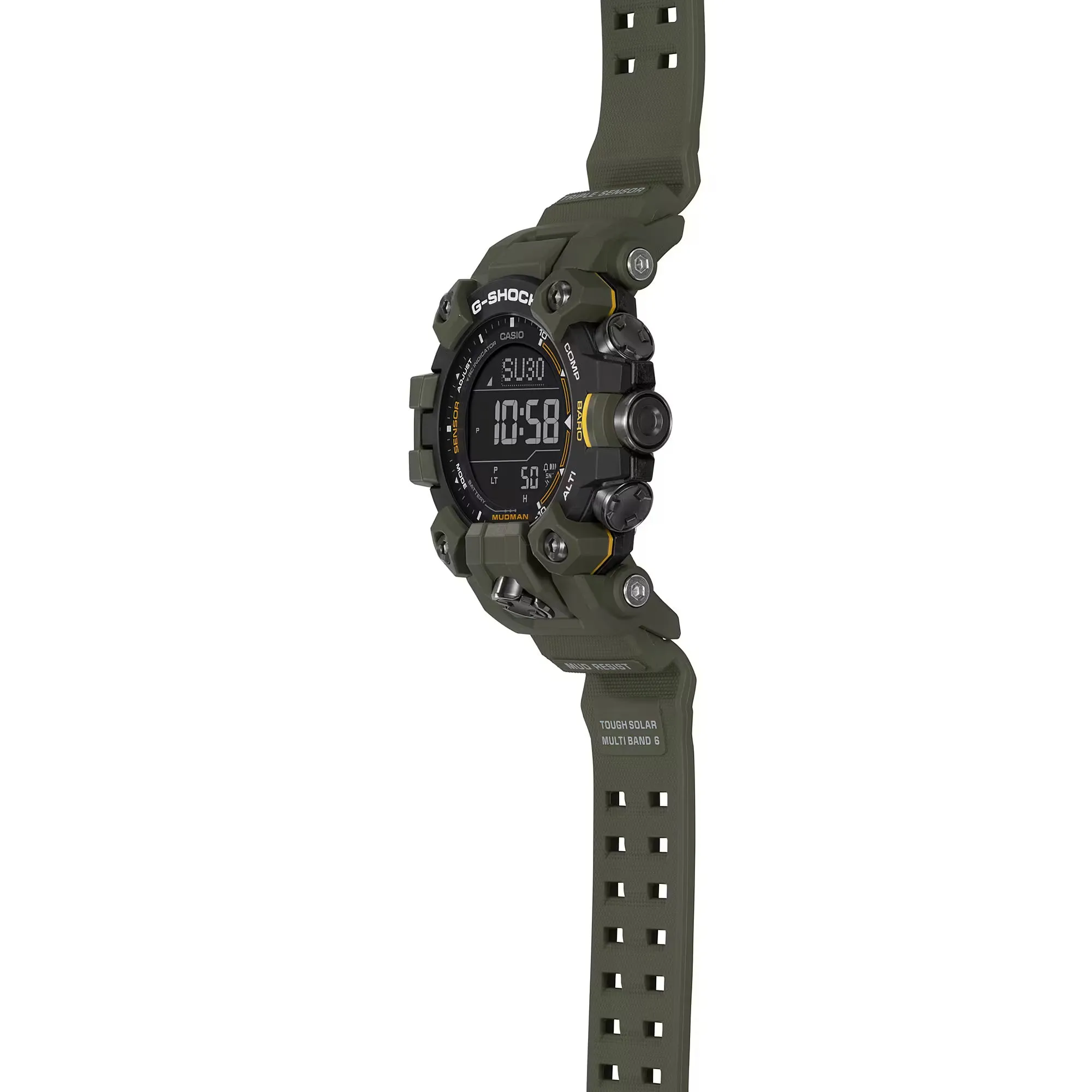 CASIO G-Shock GW9500-3 Mudman Triple Sensor Solar Green Watch
