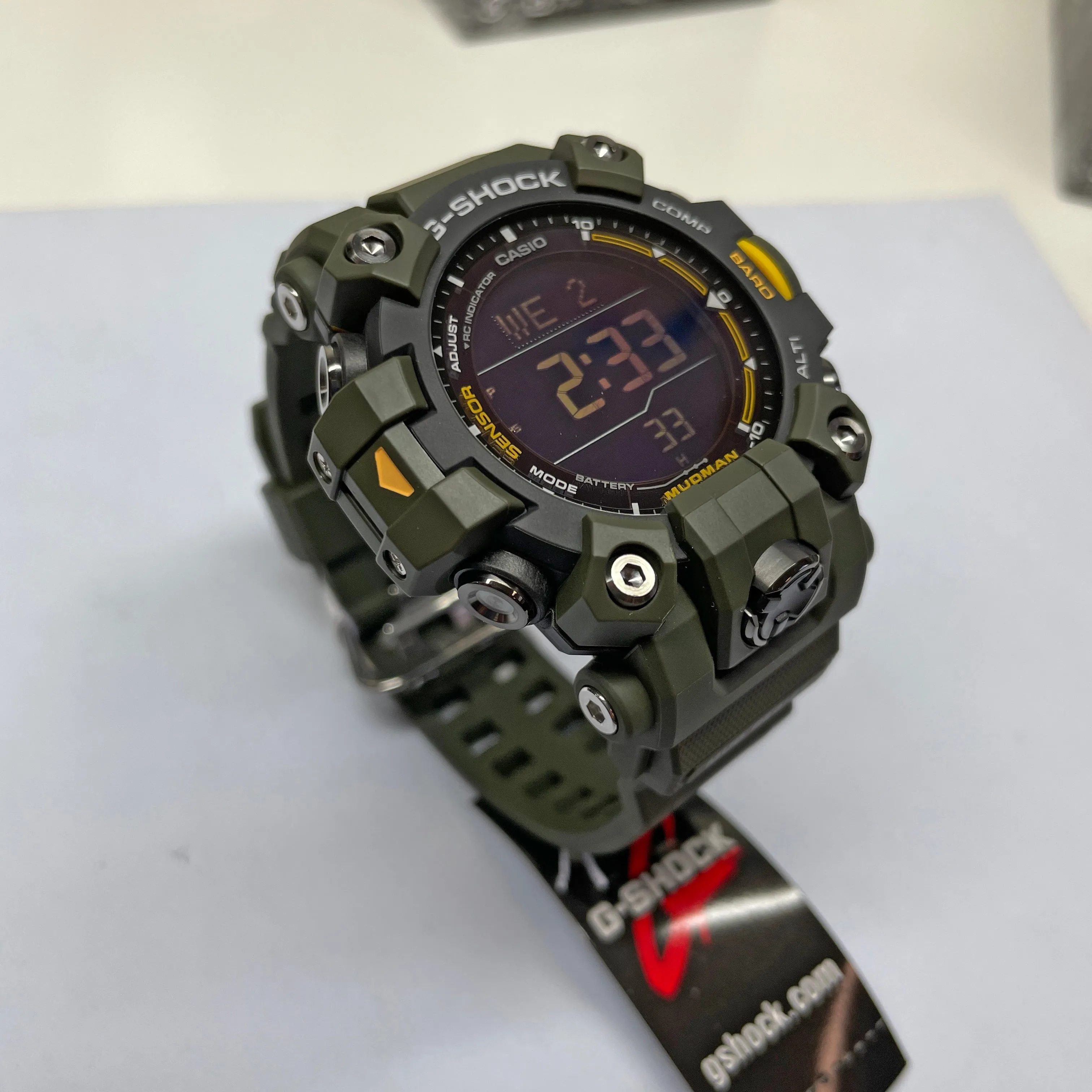CASIO G-Shock GW9500-3 Mudman Triple Sensor Solar Green Watch