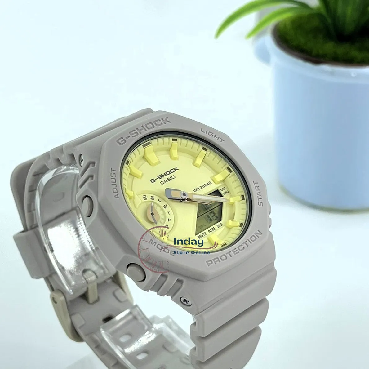 Casio G-Shock Women's Watch GMA-S2100NC-4A Analog-Digital New Arrival Shock Resistant Carbon Core Guard Structure