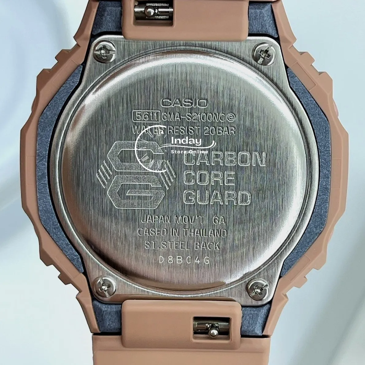 Casio G-Shock Women's Watch GMA-S2100NC-4A2 Analog-Digital New Arrival Shock Resistant Carbon Core Guard Structure