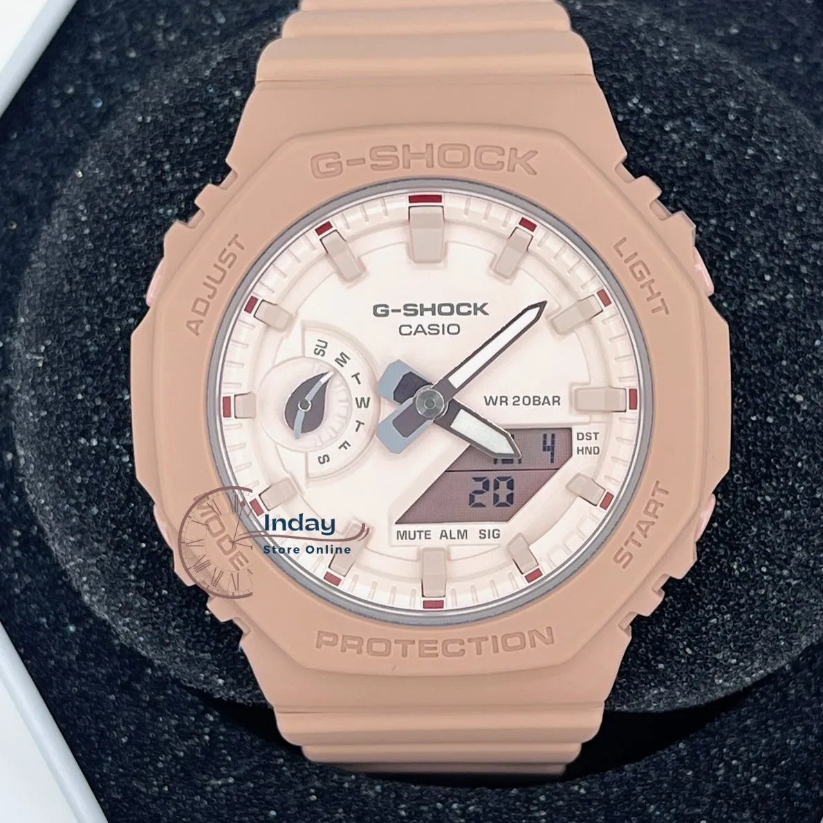 Casio G-Shock Women's Watch GMA-S2100NC-4A2 Analog-Digital New Arrival Shock Resistant Carbon Core Guard Structure