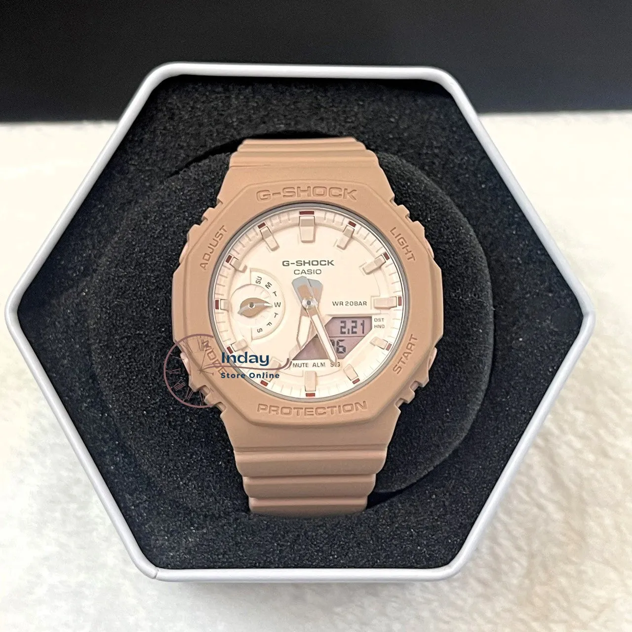 Casio G-Shock Women's Watch GMA-S2100NC-4A2 Analog-Digital New Arrival Shock Resistant Carbon Core Guard Structure