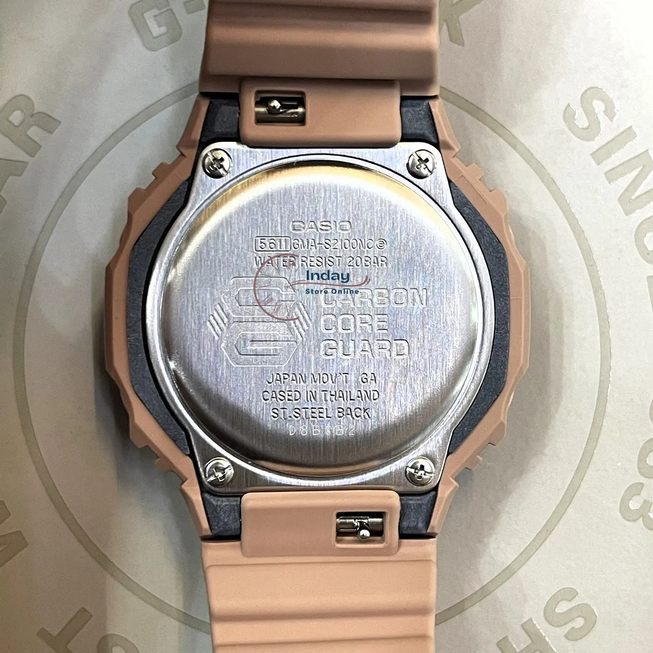 Casio G-Shock Women's Watch GMA-S2100NC-4A2 Analog-Digital New Arrival Shock Resistant Carbon Core Guard Structure