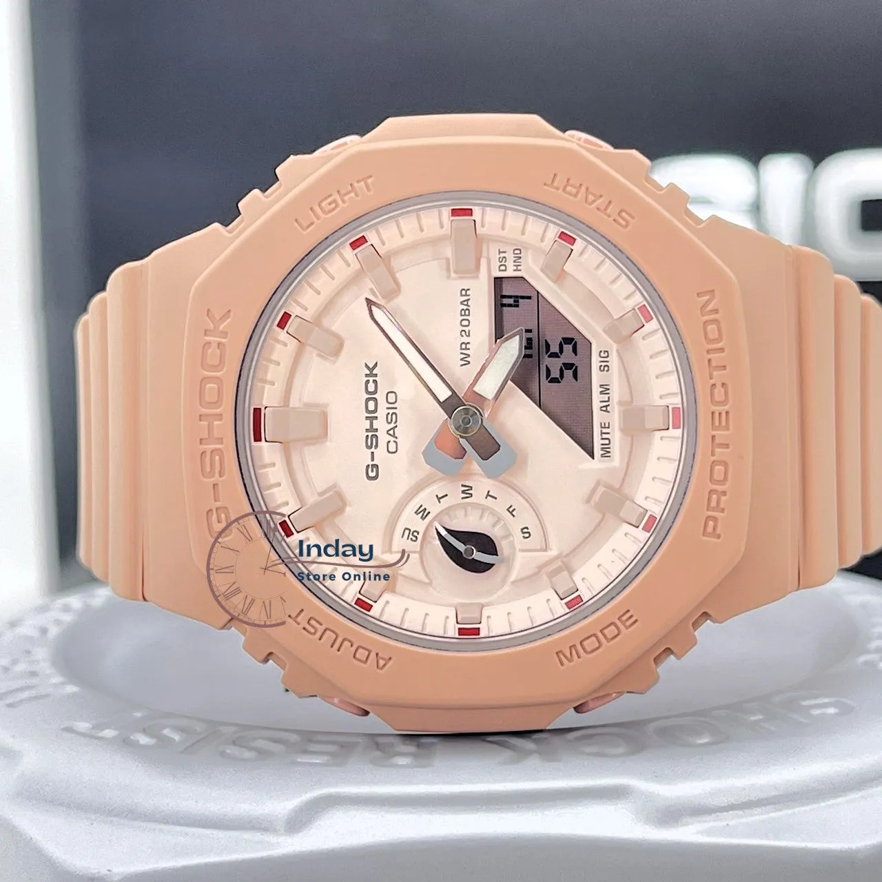 Casio G-Shock Women's Watch GMA-S2100NC-4A2 Analog-Digital New Arrival Shock Resistant Carbon Core Guard Structure
