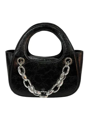 Chain Strap Mini Bag - Black