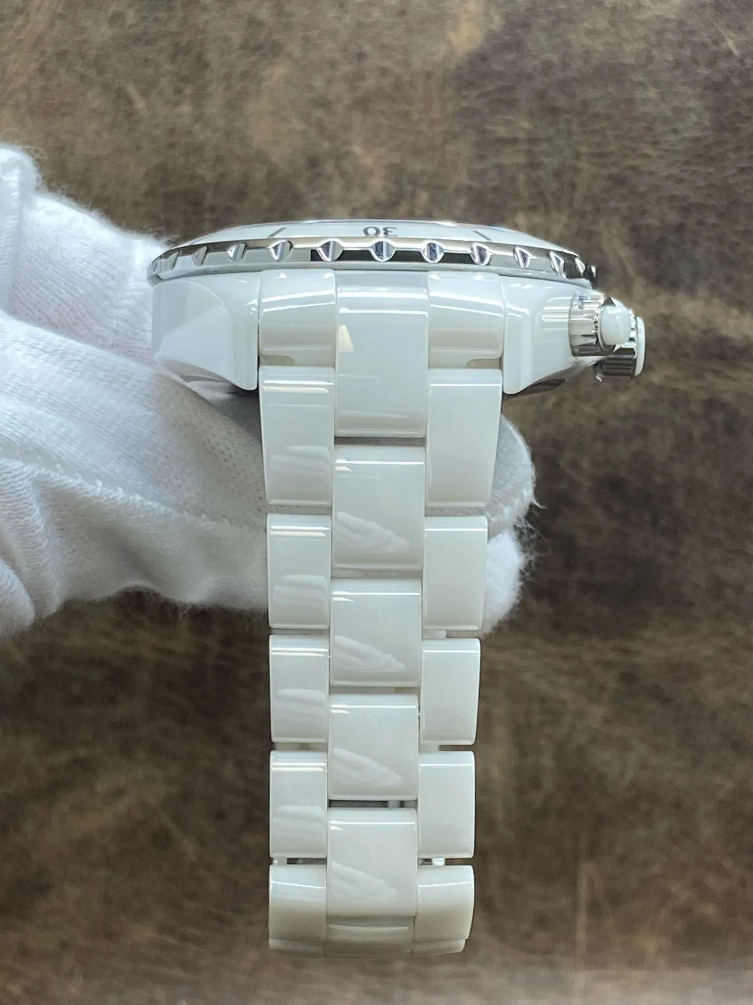 Chanel J12 Chronograph 41mm H1007 White Dial Automatic Men's Watch