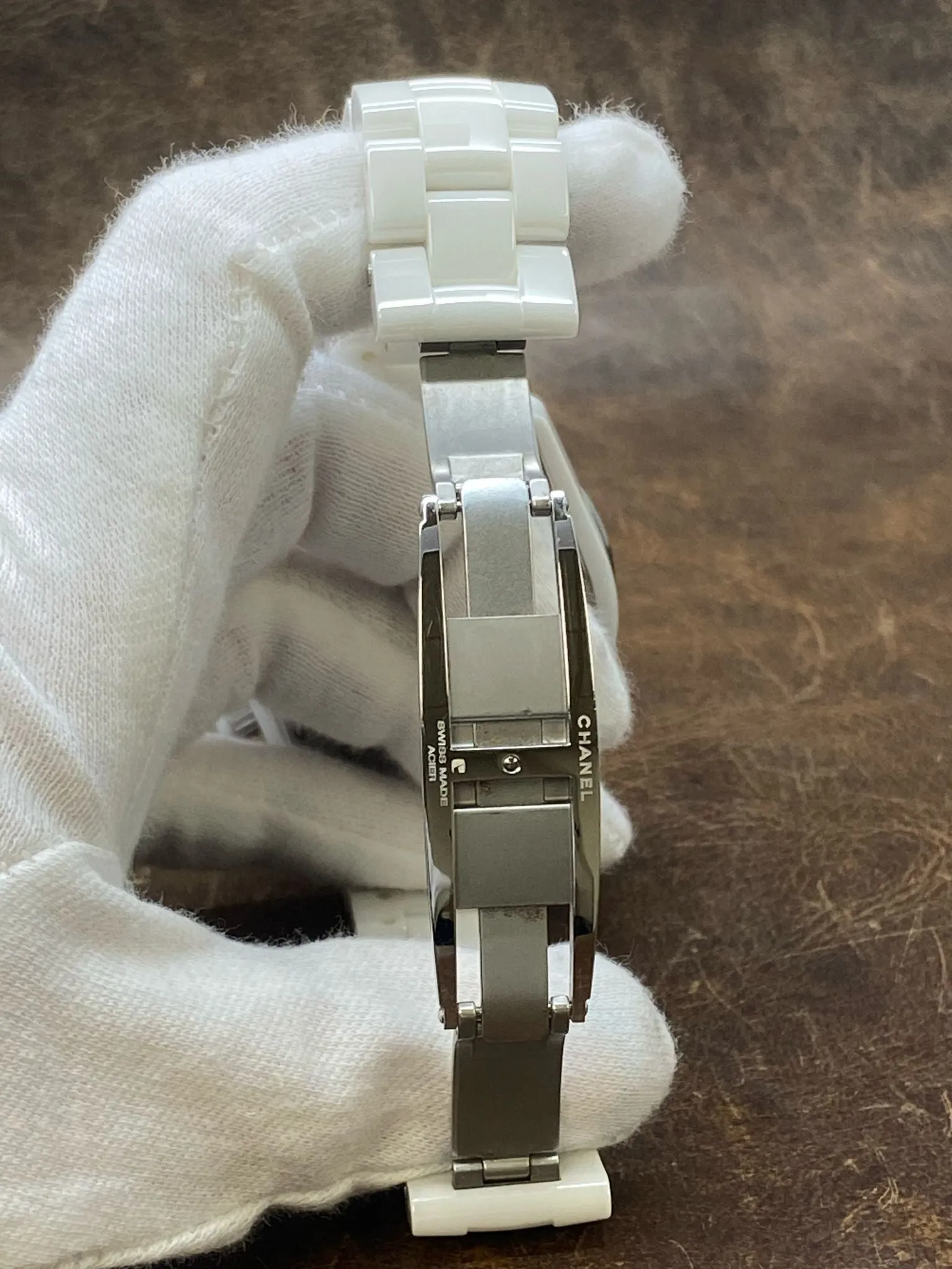 Chanel J12 Chronograph 41mm H1007 White Dial Automatic Men's Watch