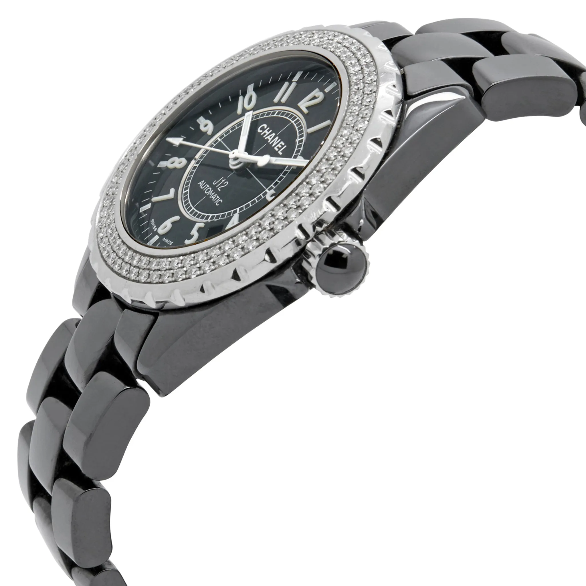 Chanel J12 H0950 Black Dial Automatic Women's Watch