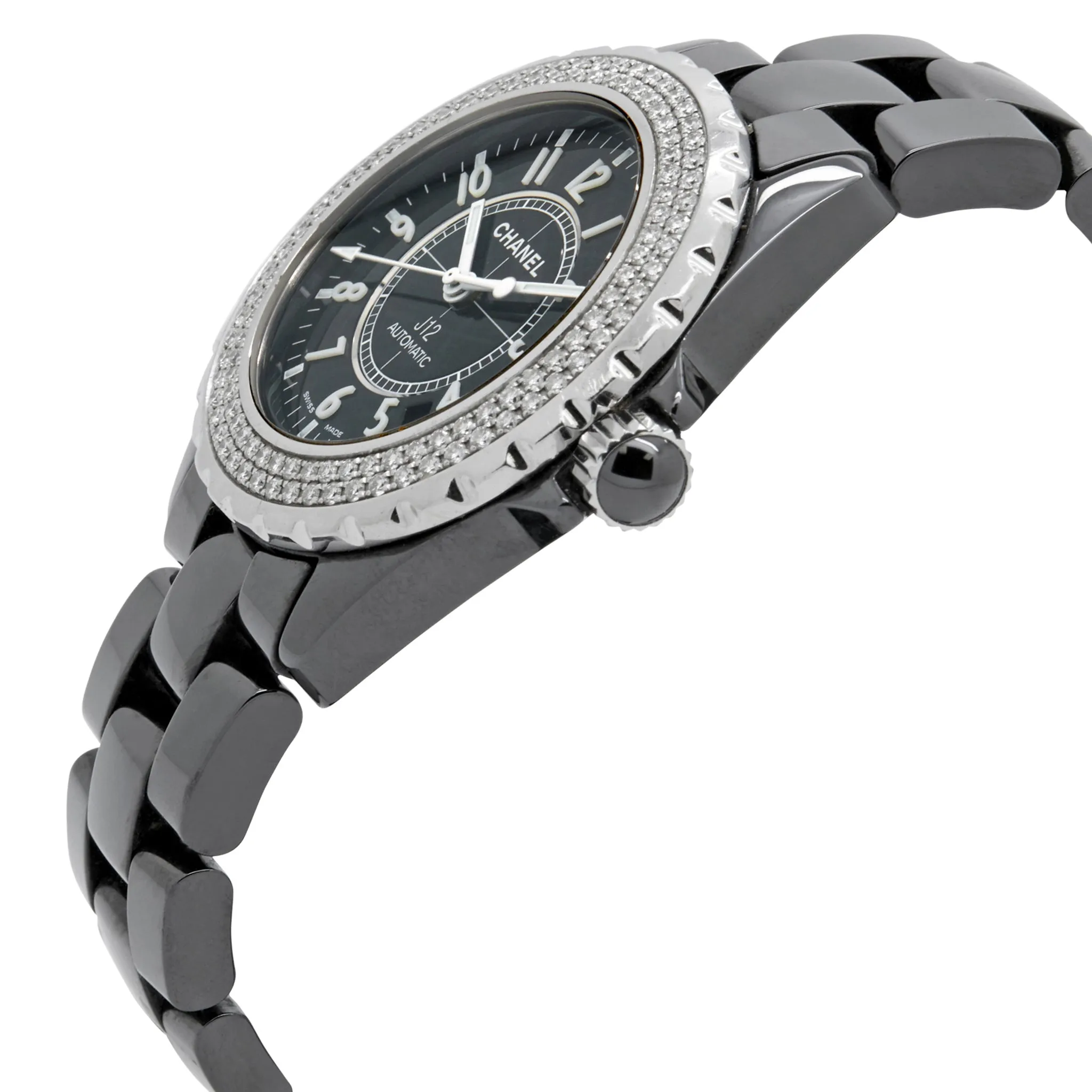 Chanel J12 H0950 Black Dial Automatic Women's Watch