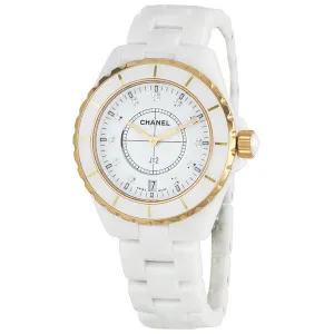 Chanel J12 White Ceramic Diamond Unisex Watch H2180