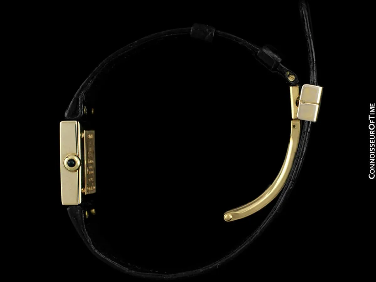 Chanel Matelasse Ladies Square Watch - 18K Gold