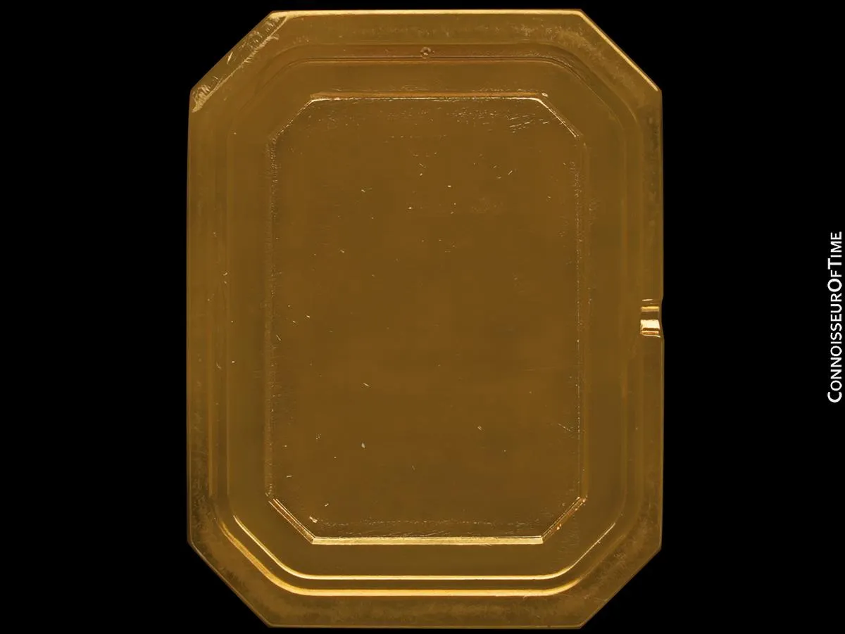 Chanel Premiere Ladies Rectangular Watch with Bracelet - 18K Gold Plated & Stainless Steel