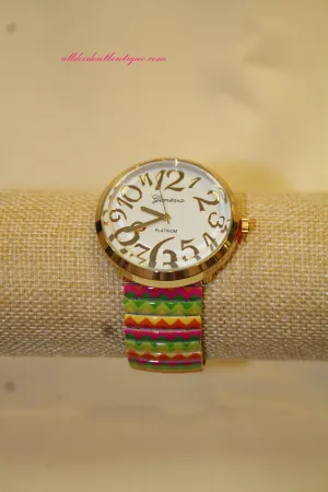 Chevron Stretch Watch | One Size Band