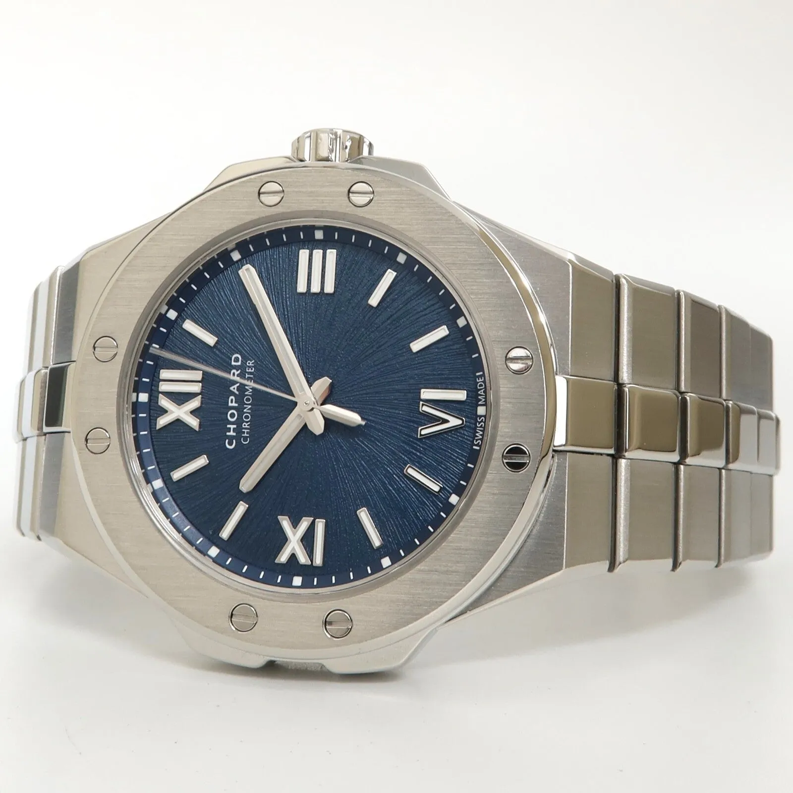Chopard Alpine Eagle 33MM Blue Dial Stainless Steel Automatic 298617-3001