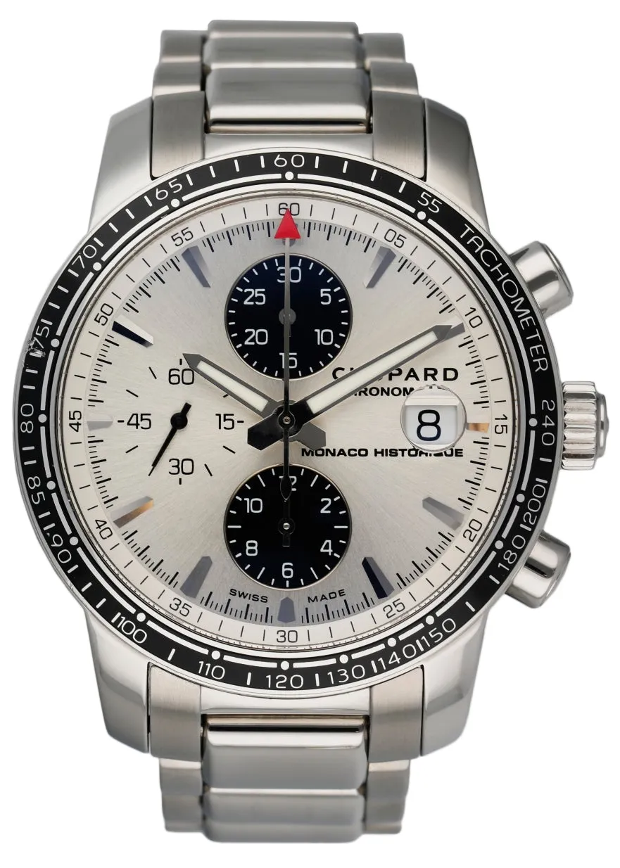 Chopard Grand Prix De Monaco Stainless Steel Silver Dial 8992 Men's Watch