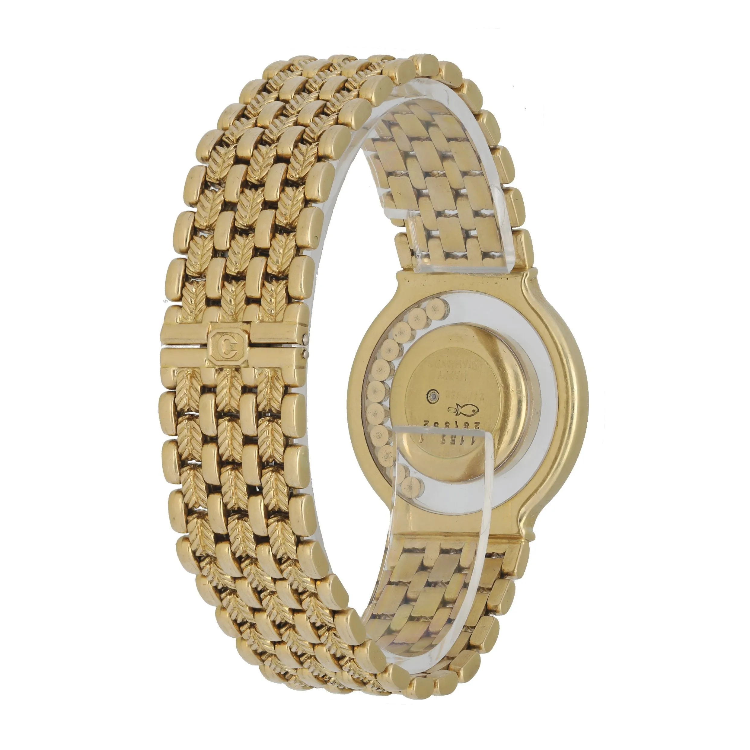 Chopard Happy Diamonds 21/2856 Diamond dial  18k Yellow Gold