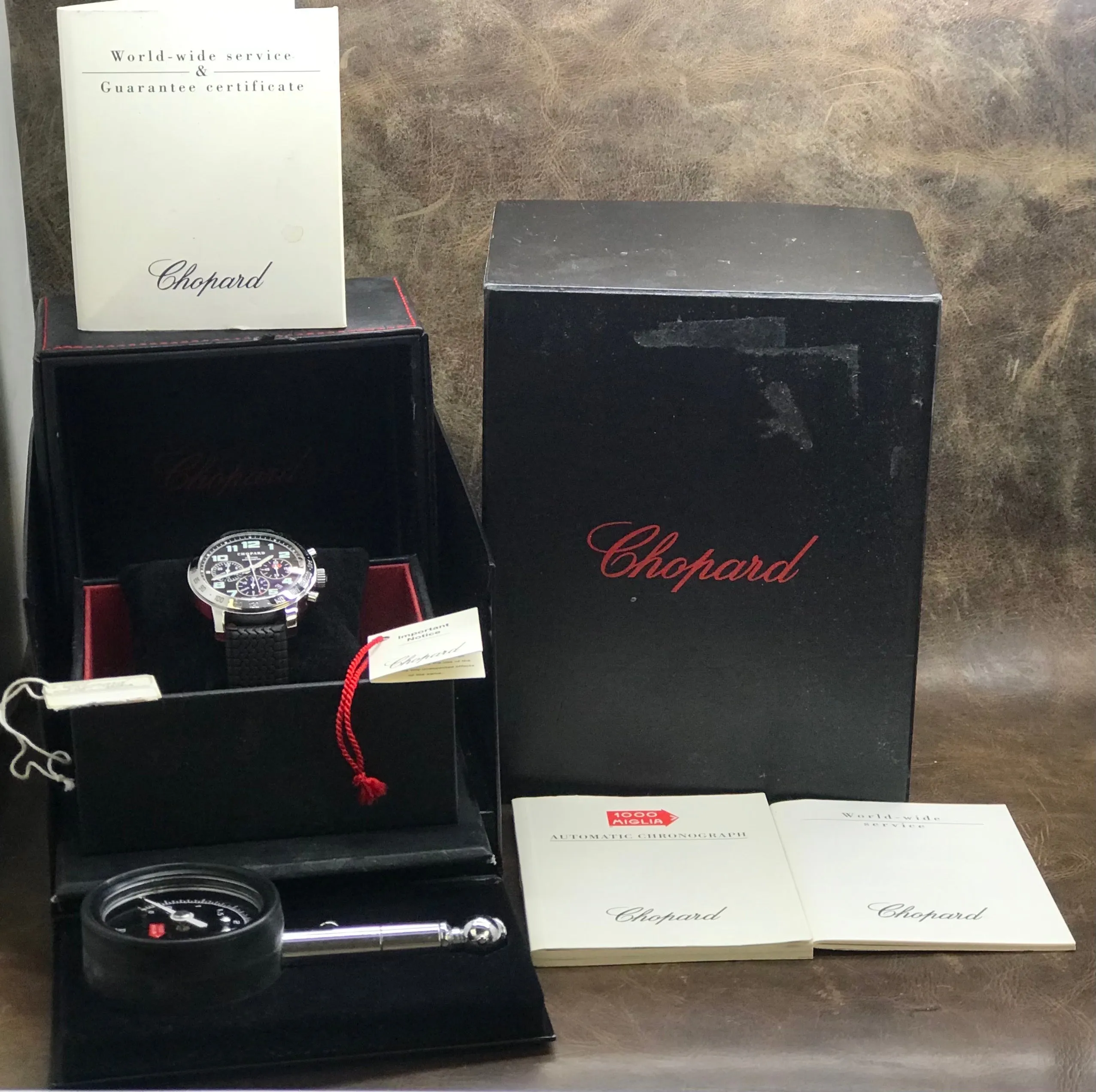 Chopard Mille Miglia Brescia to Roma 8920 Black Dial Automatic Men's Watch