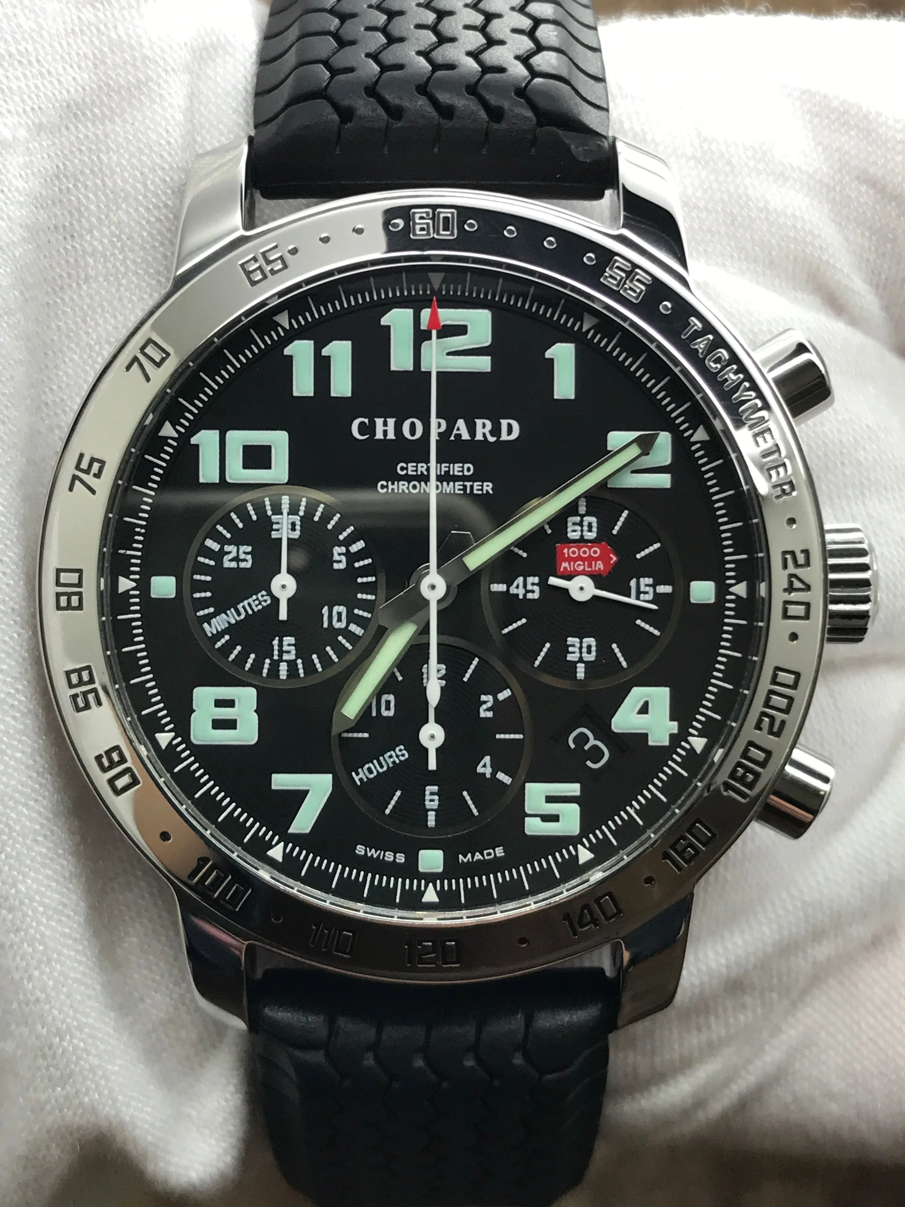 Chopard Mille Miglia Brescia to Roma 8920 Black Dial Automatic Men's Watch