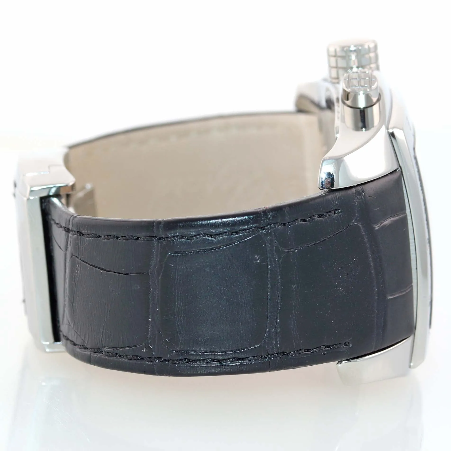 Chopard Tycoon Two O Ten Steel Chronograph Black Date 8961 46mm Watch