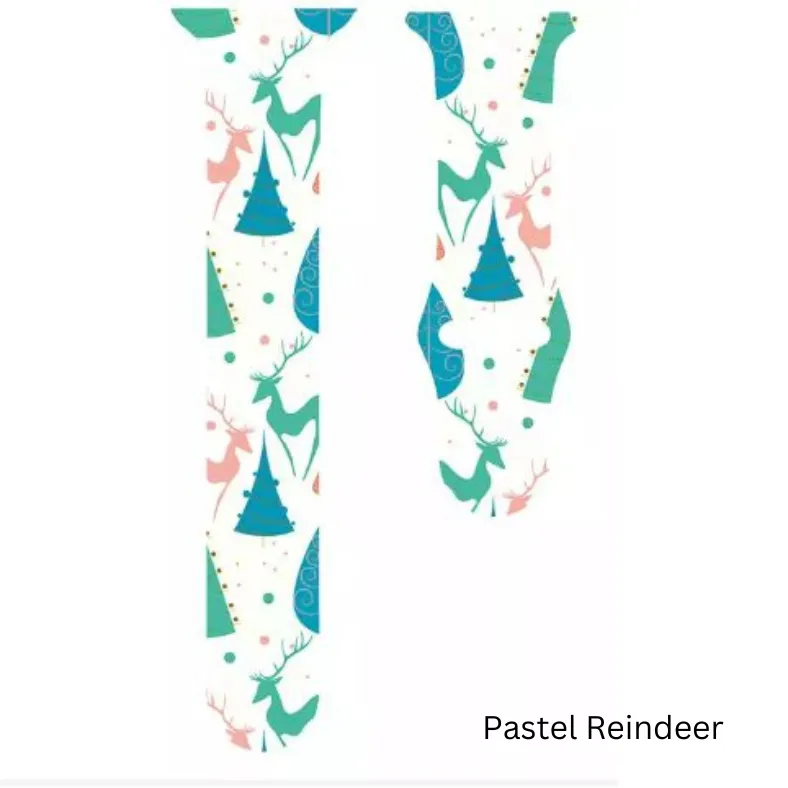 Christmas Reindeer, Candy Cane, Santa, Snowman Silicone Smart Watch Bands.
