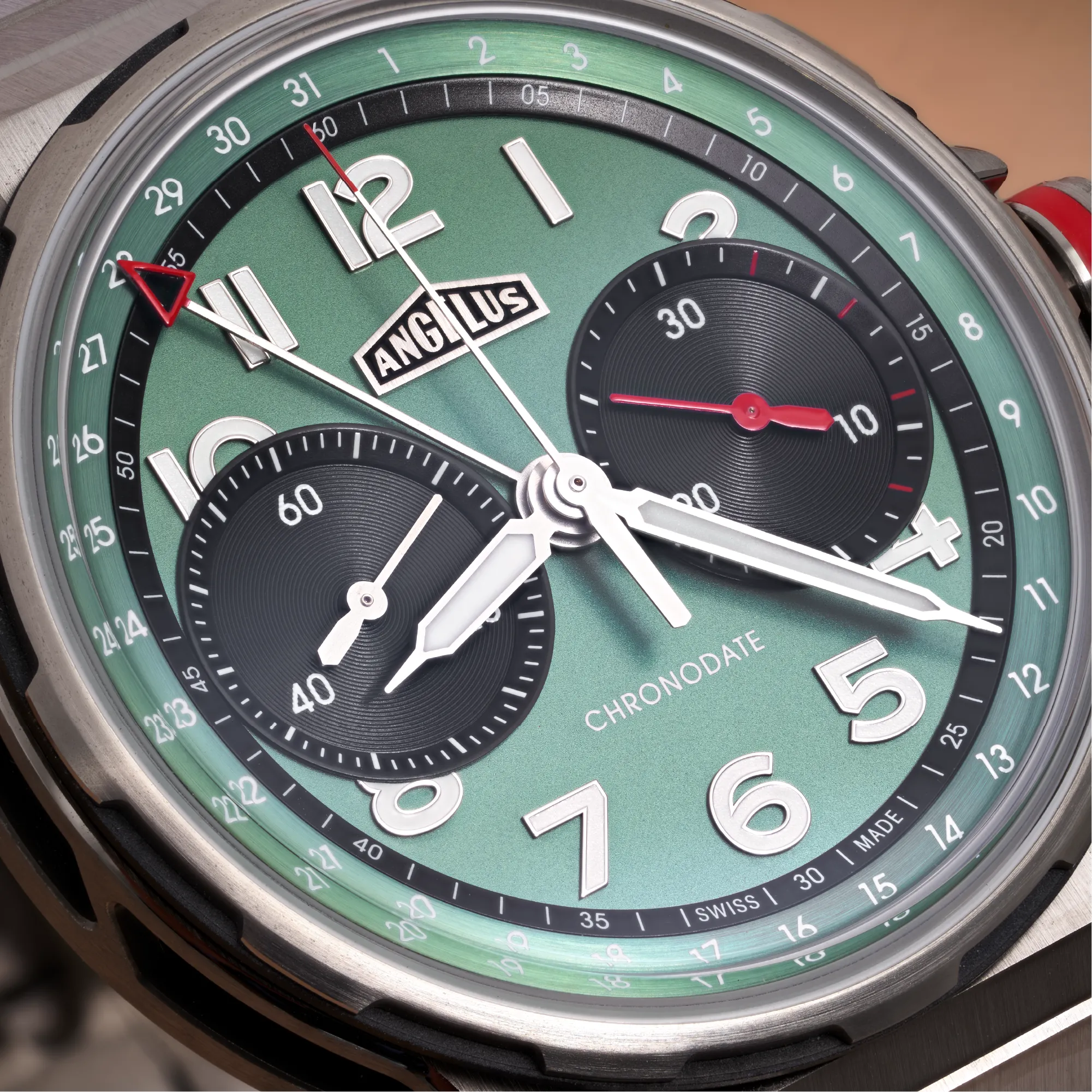 Chronodate Titanium Green Titanium