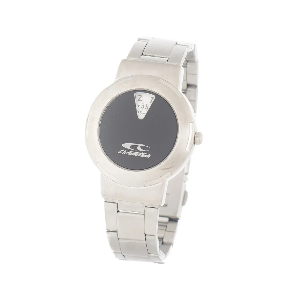 Chronotech Silver Stainless Steel Watch
