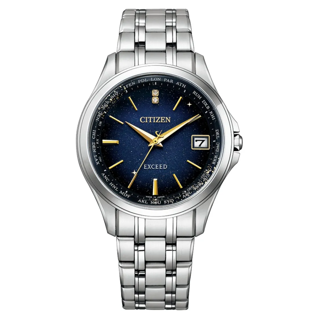 Citizen CB1080-61L Exceed Milky Way Limited Model Midnight Blue Dial Watch
